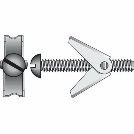 ACEDS 0.25 x 4 in. Round Head Toggle Bolt, 10PK 5335310